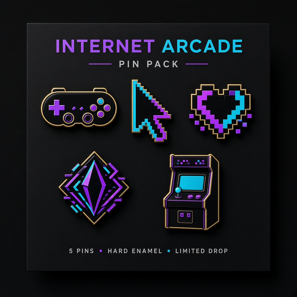 Enamel Pin Pack 5