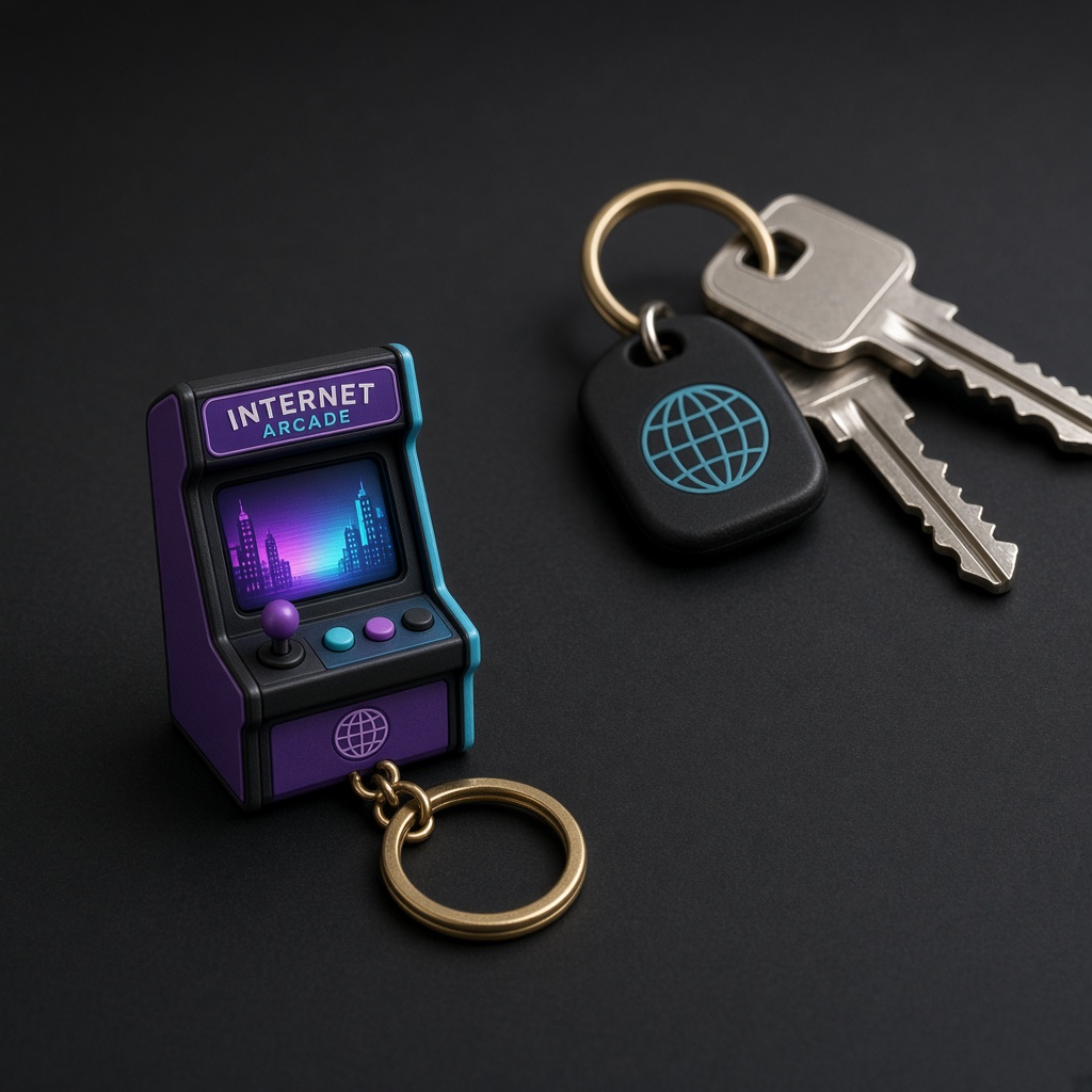 Mini Arcade Keychain