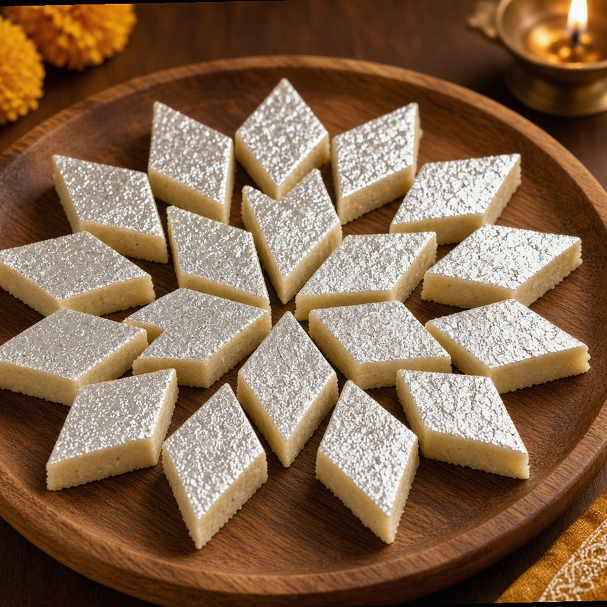 Badam Katli Silver Leaf 400g