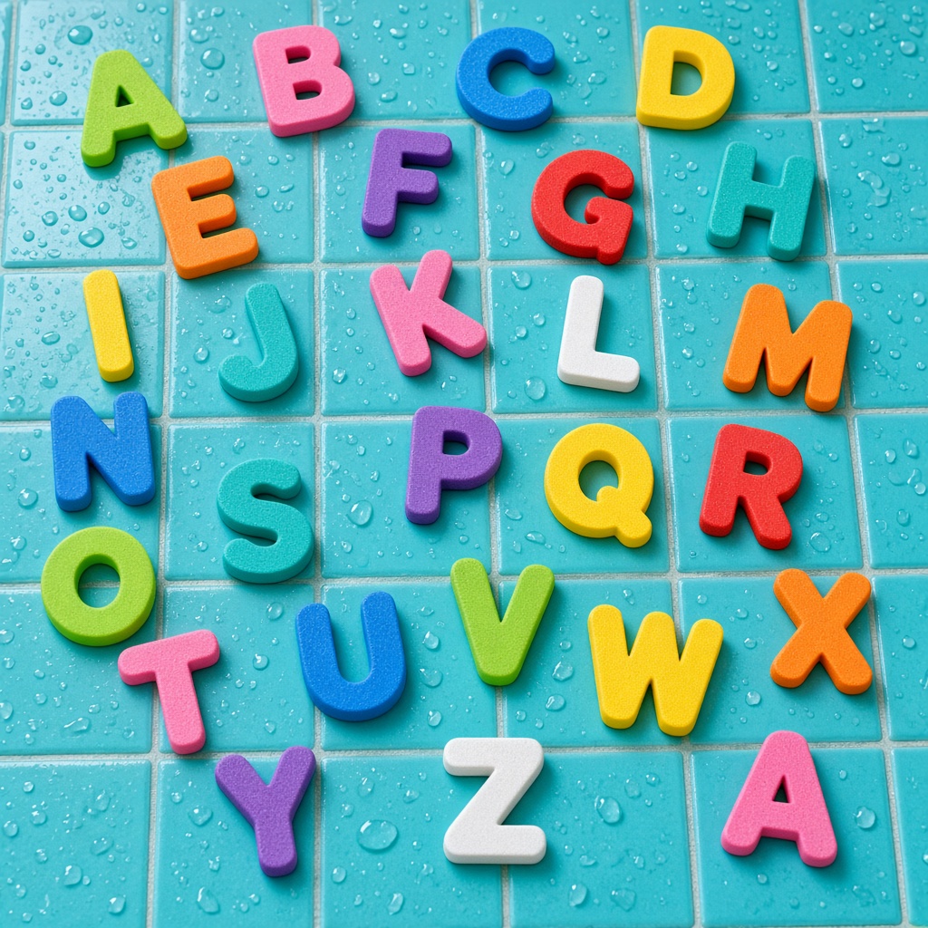 Bath Foam Letters