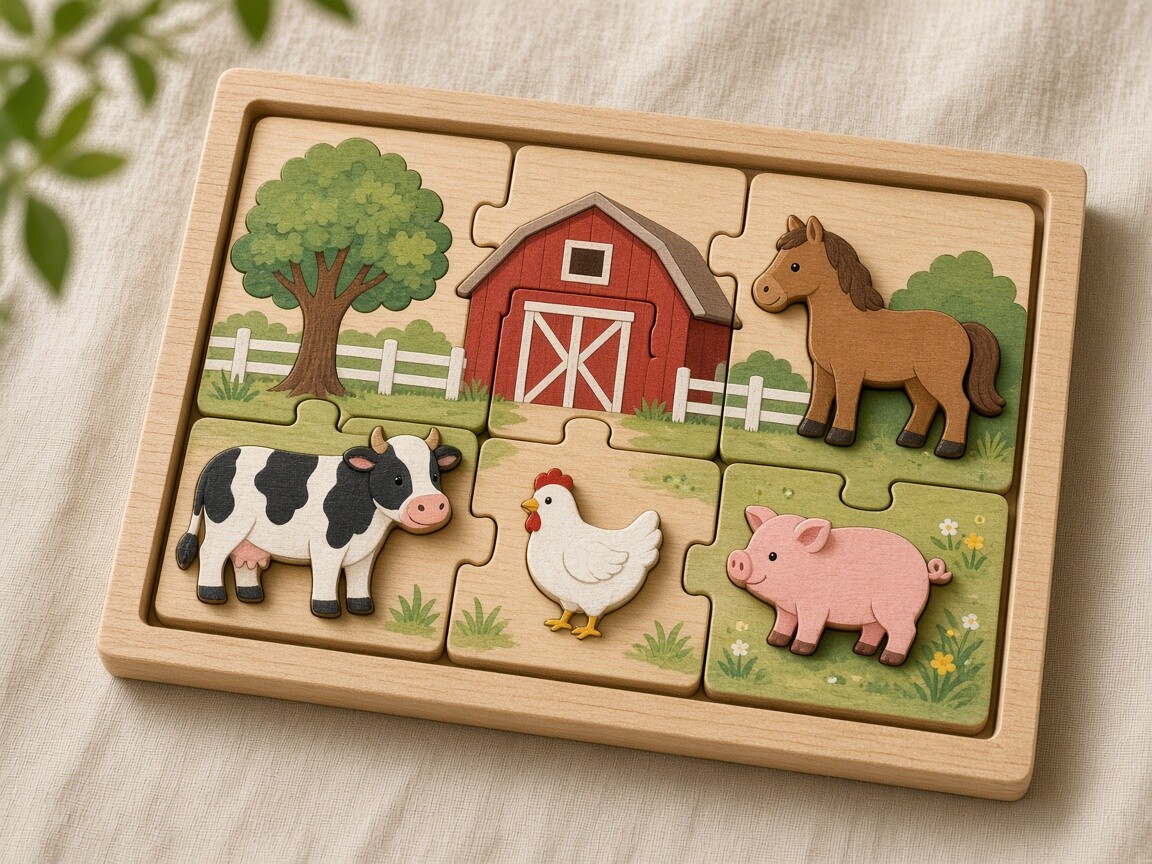 Farm Picture Puzzle