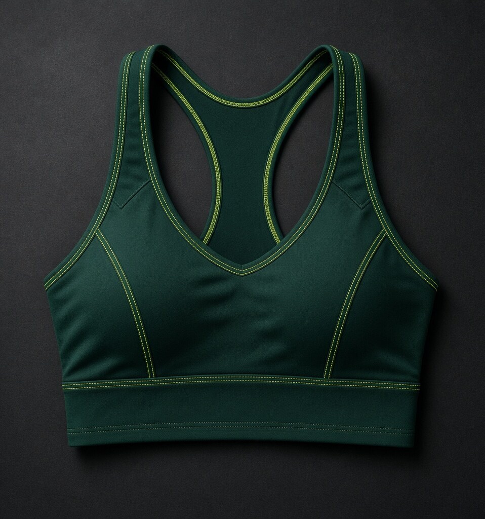 Volt Stripe Crop
