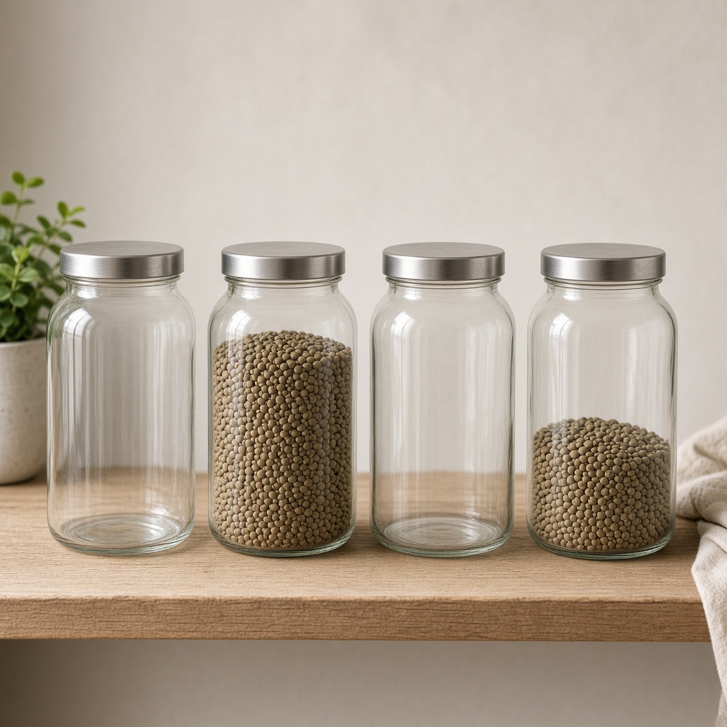 Glass Jar Set 4