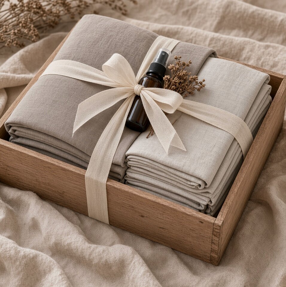 Bed Linen Gift Crate