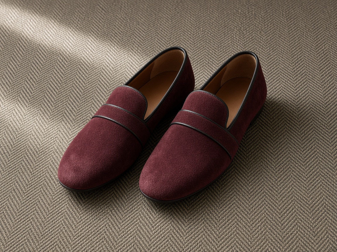 Suede Opera Slipper