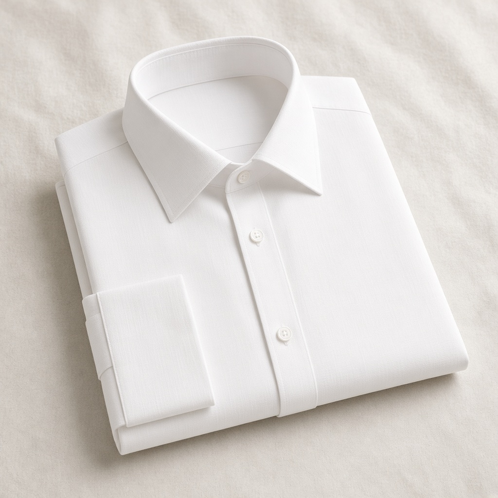 White Poplin Dress Shirt