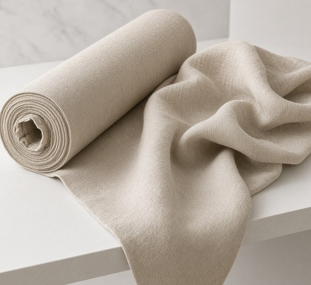 Belgian Linen Blend — Flax