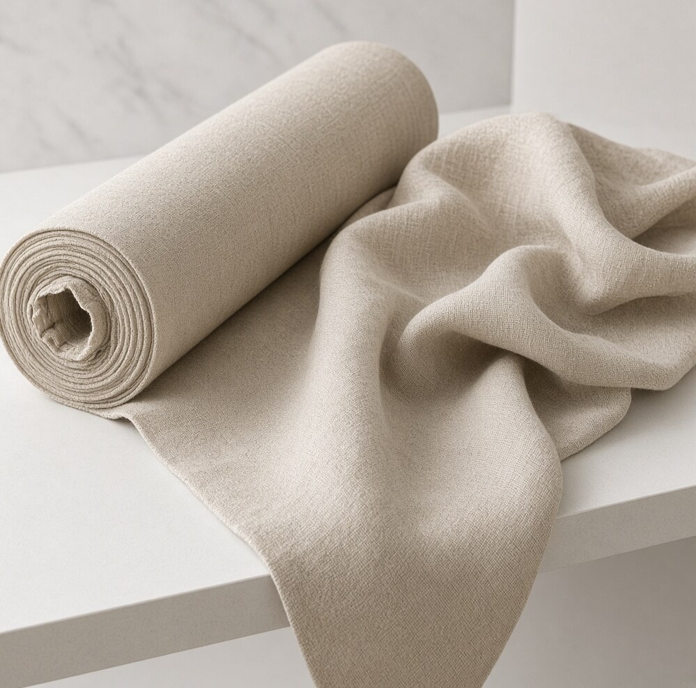 Linen Yardage — Oat