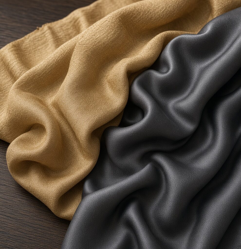 Satin Charmeuse — Charcoal
