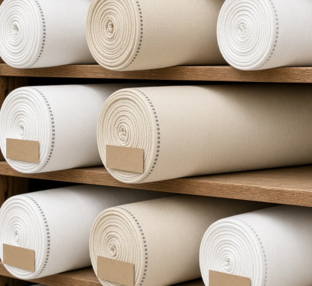 Slub Handloom Cotton — Indigo Fleck