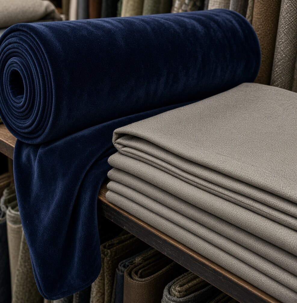 Velvet Upholstery — Midnight
