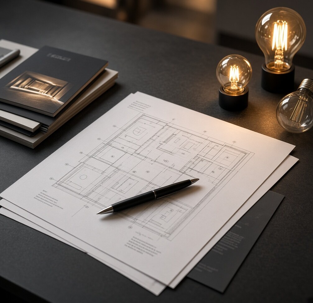 Lighting Plan Print