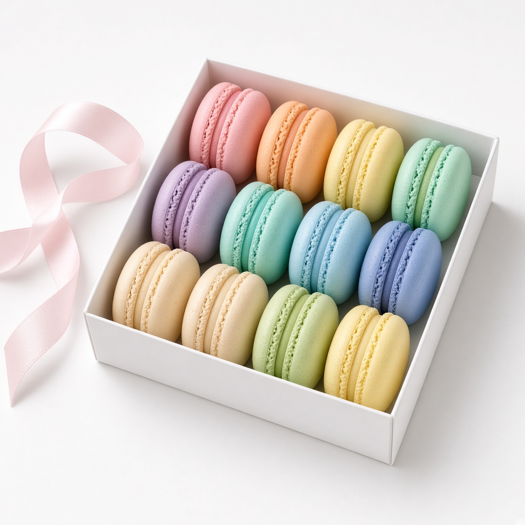 Assorted Macaron Box 12