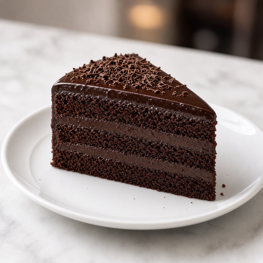 Chocolate Gateau Slice