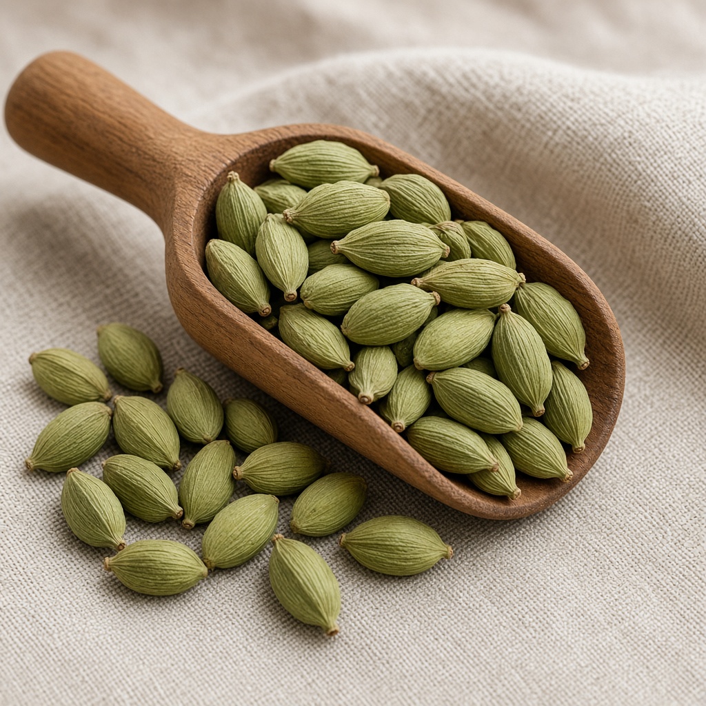 Coorg High-Grade Green Cardamom Pods 8mm+ 100g