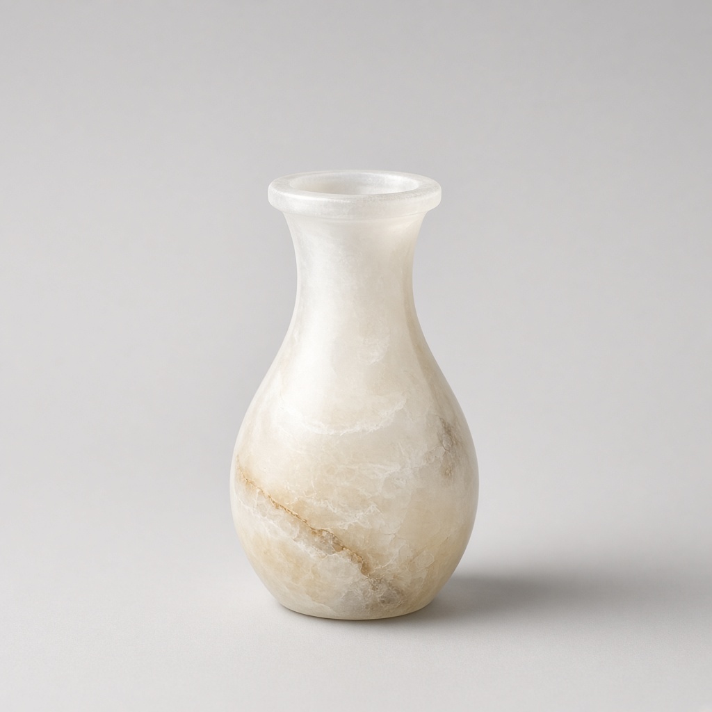 Alabaster Bud Vase