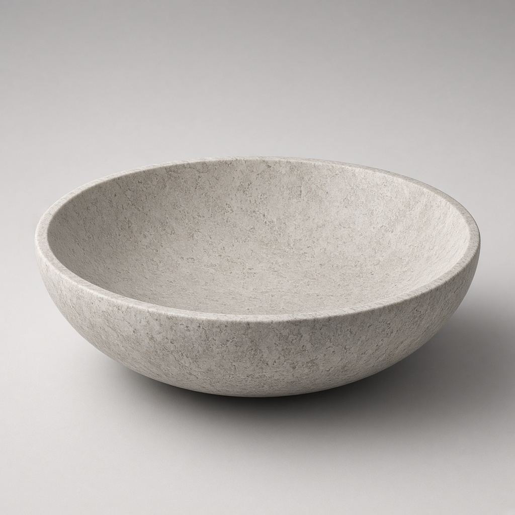 Shallow Stone Bowl