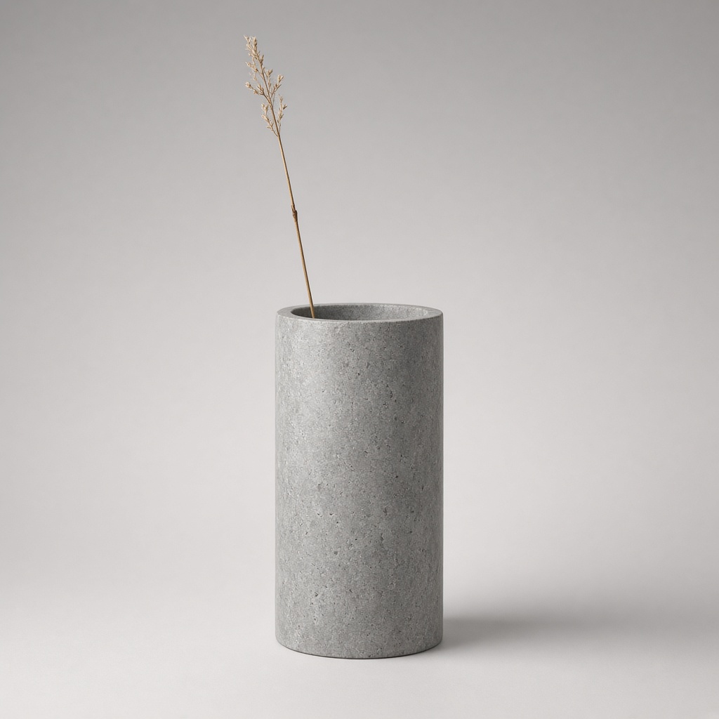 Stone Cylinder Vase