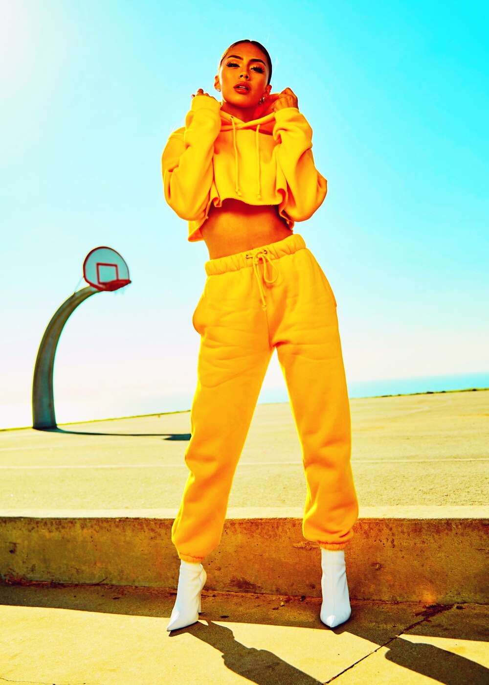 Colorblock Soft Crew