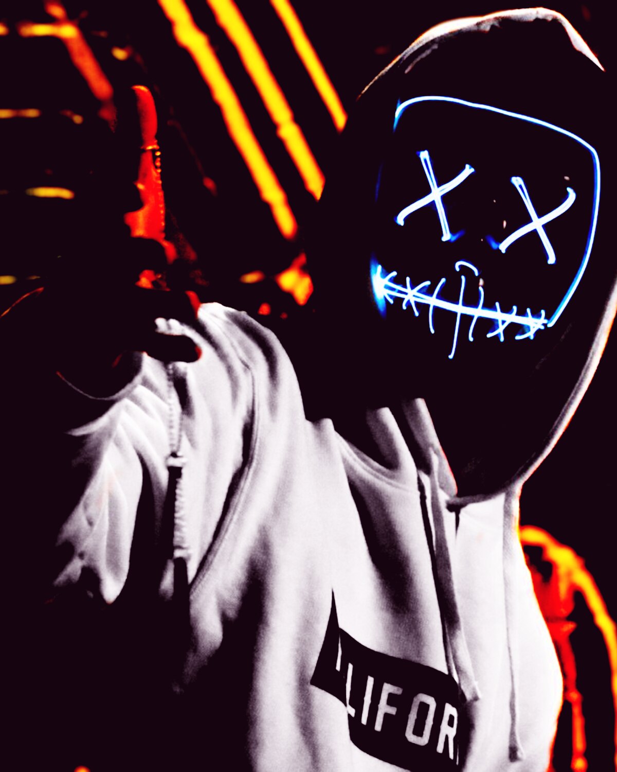 Neon Soft Glow Hoodie