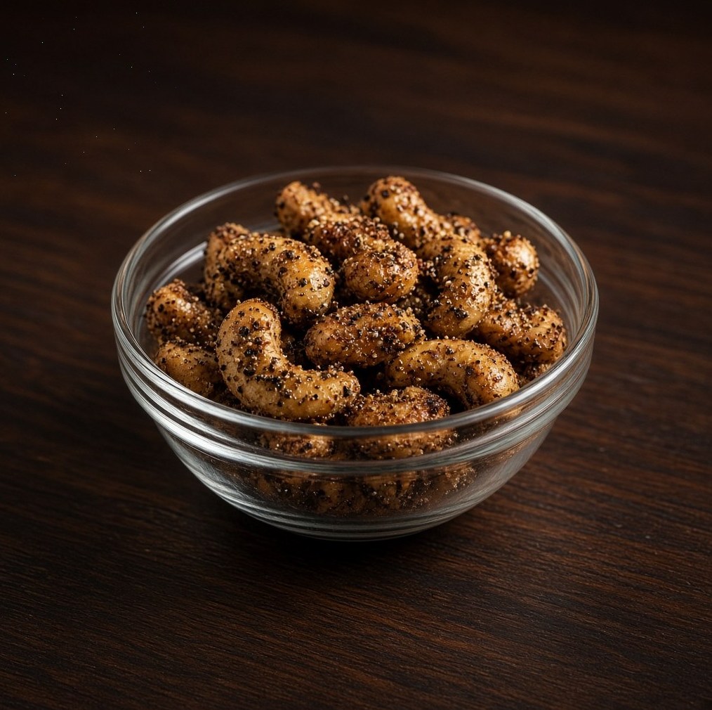 Black Pepper Slow-Roasted Cashews (400g)