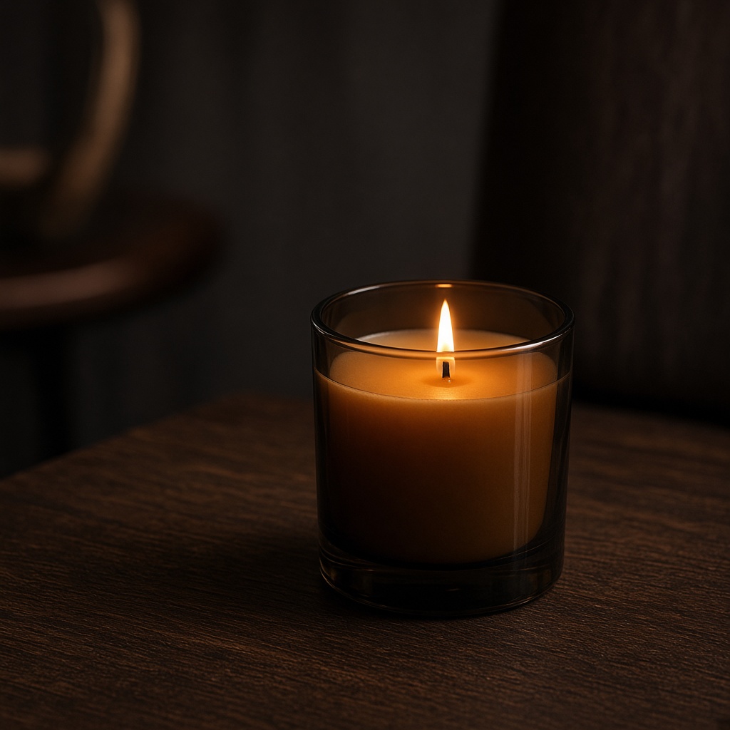 Amber Wax Soft Candle