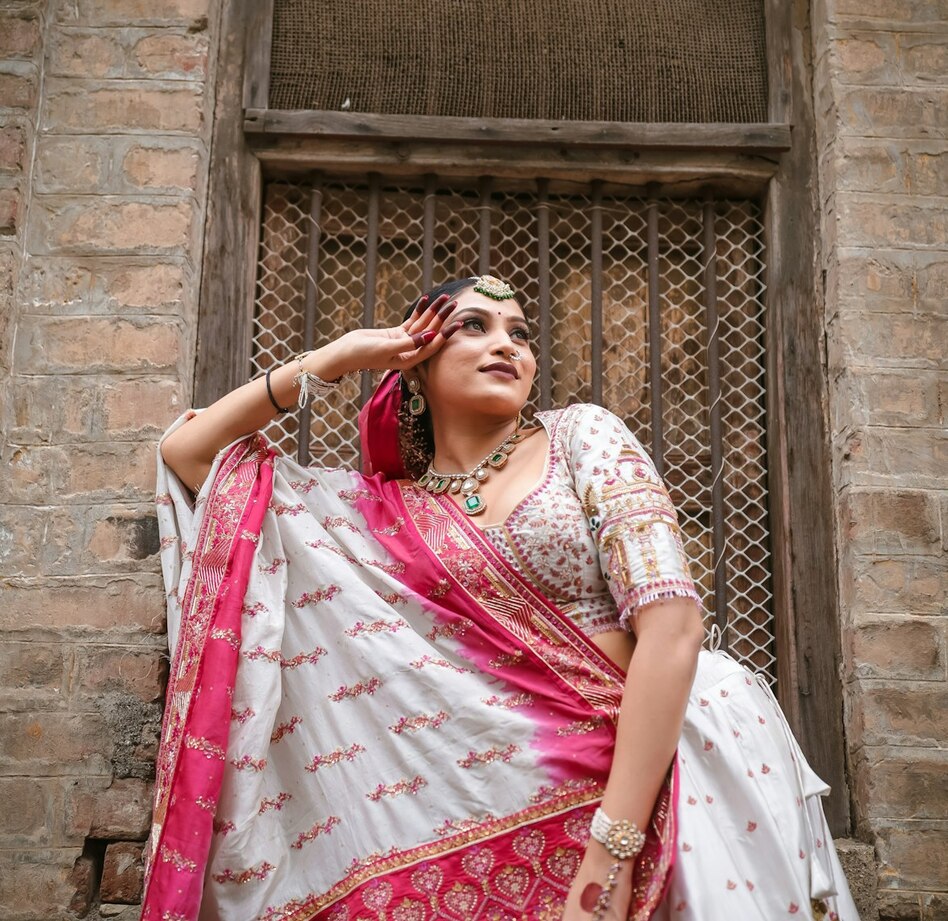 Deep Wine Velvet Lehenga