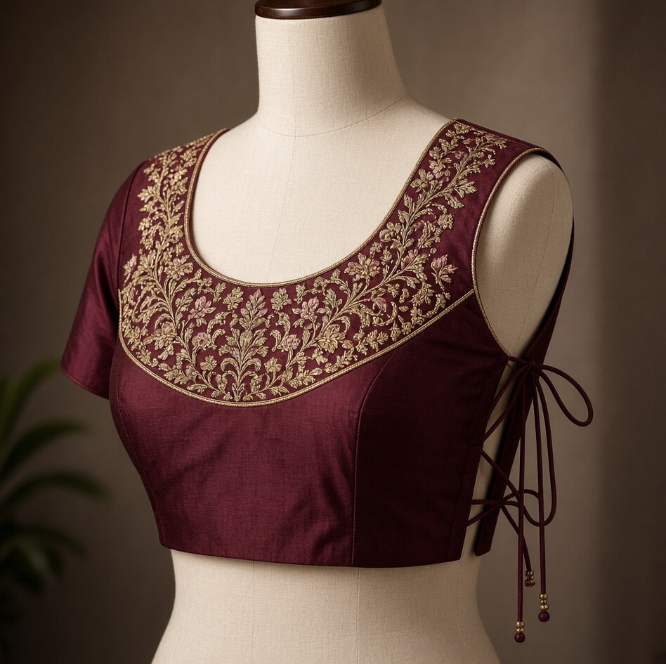 Surat Zari Yoke Blouse