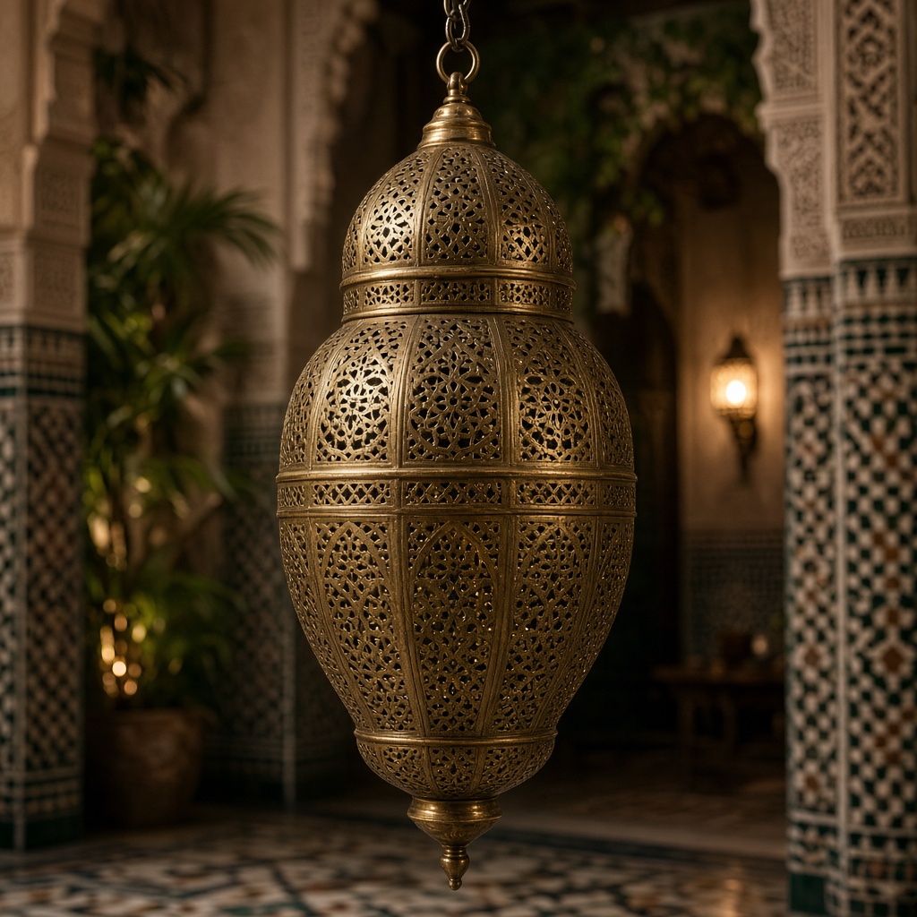 Hanging Pierced Lantern Large