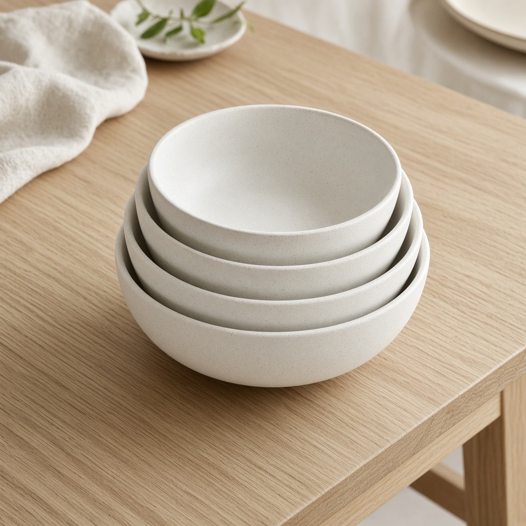 Stoneware Bowl Set 4