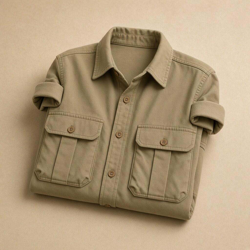 Plains Roll-Sleeve Shirt
