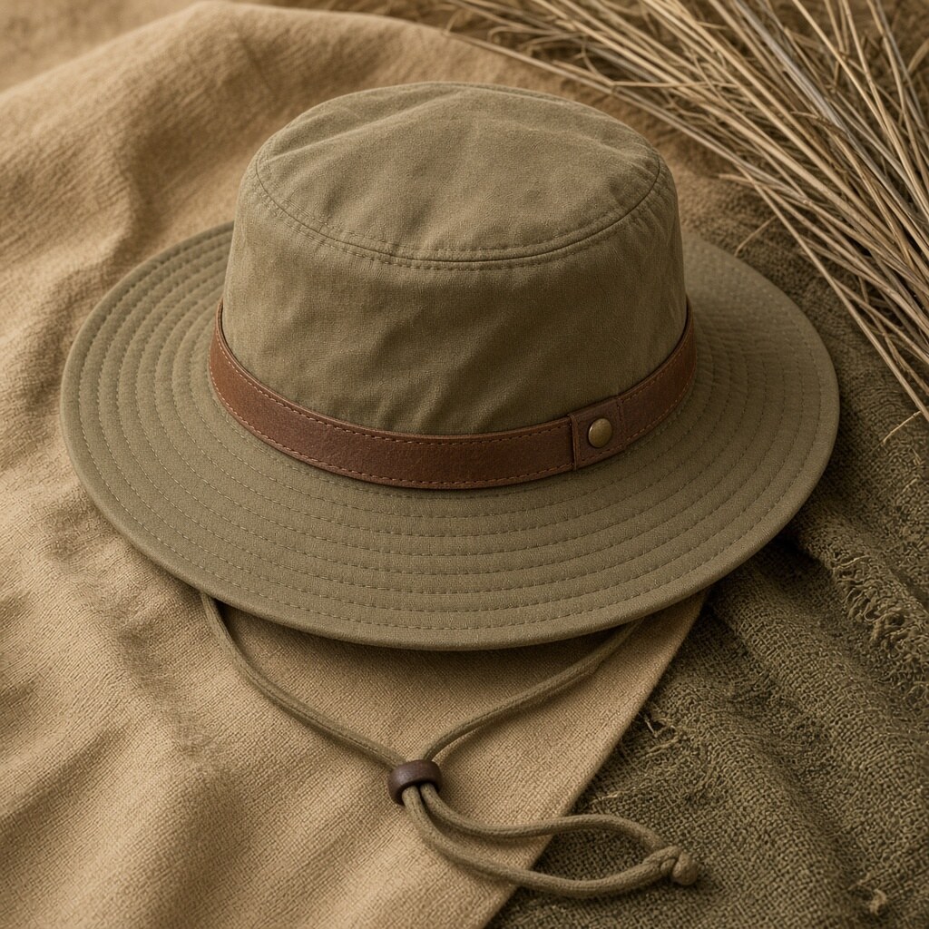 Wide-Brim Safari Hat