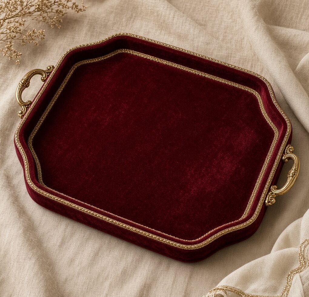 Trousseau Velvet Tray XL
