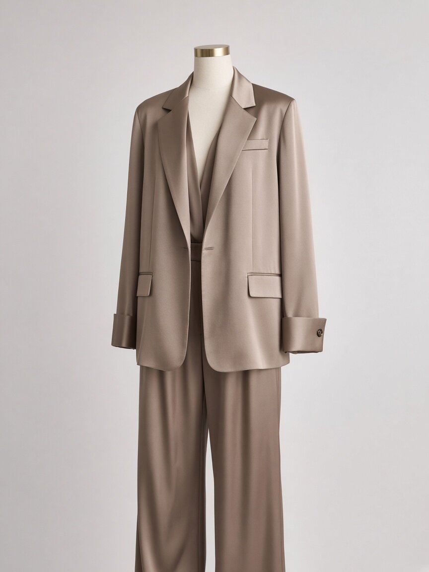 Quiet Silk Suit Set
