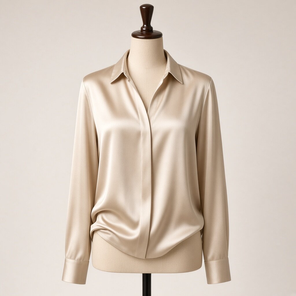 Silk Charmeuse Blouse