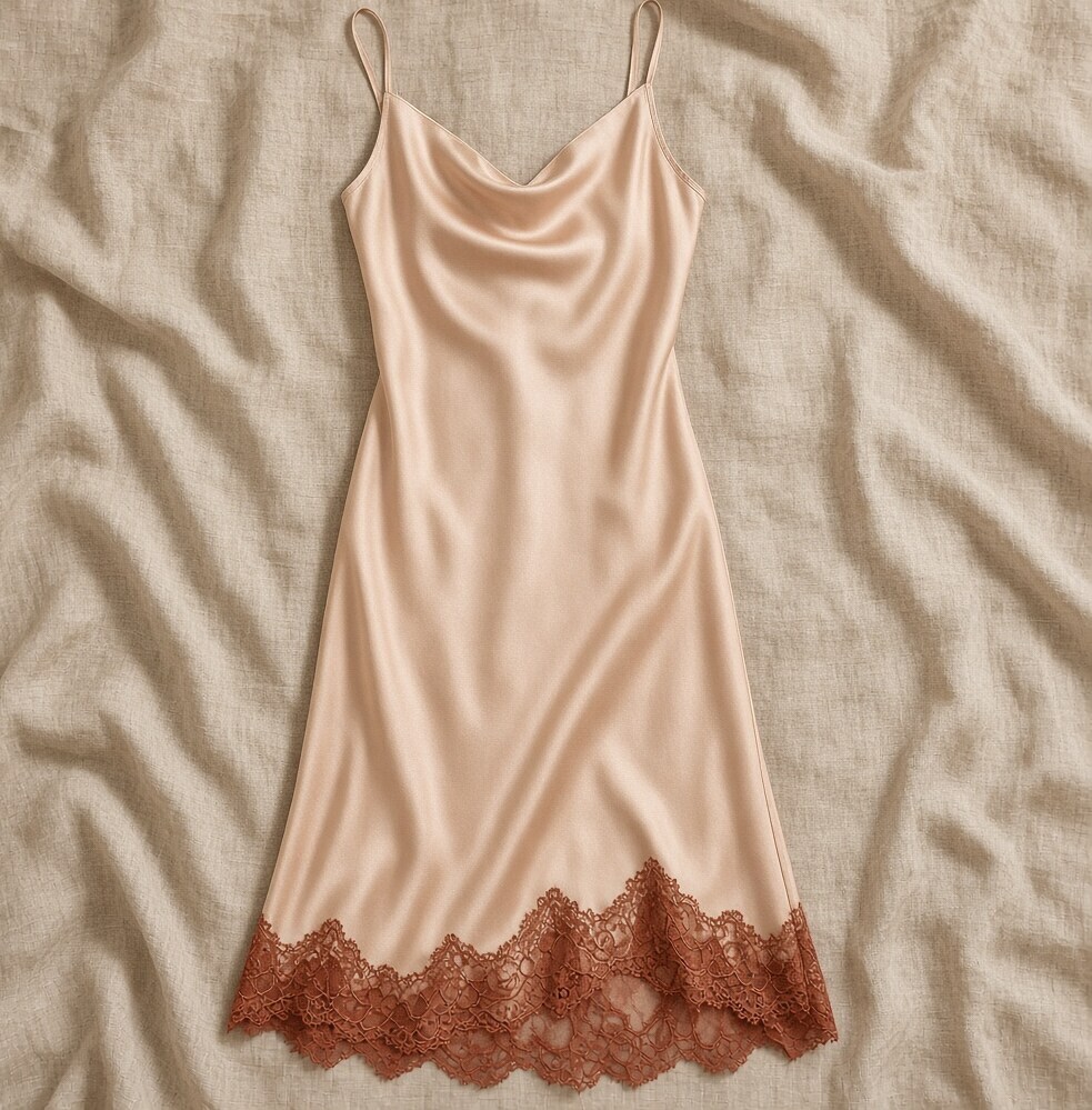 Blush Rose Midi Slip