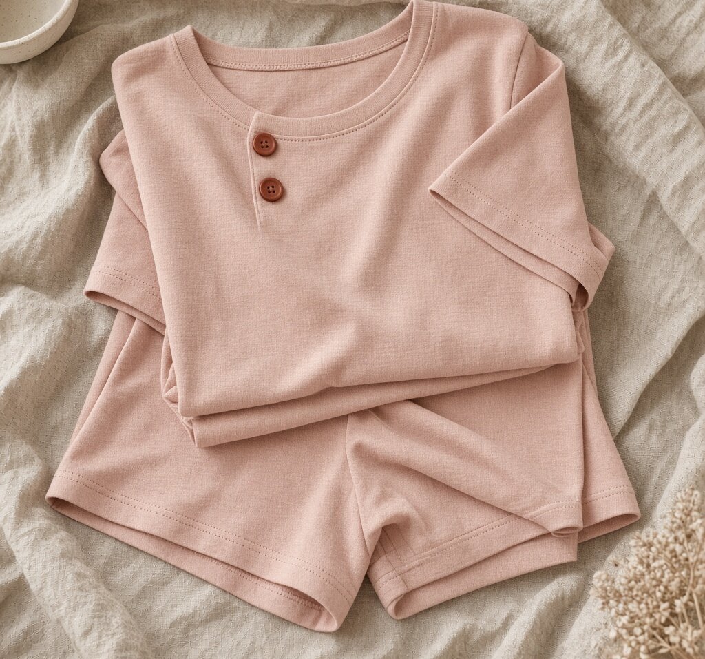 Blush Sleep Set Short