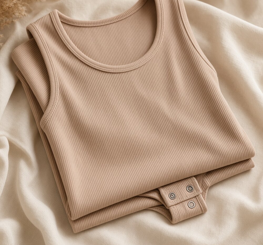 Blush Soft Scoop Bodysuit