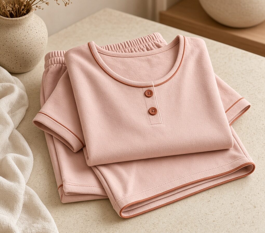 Terracotta Piping Lounge Short
