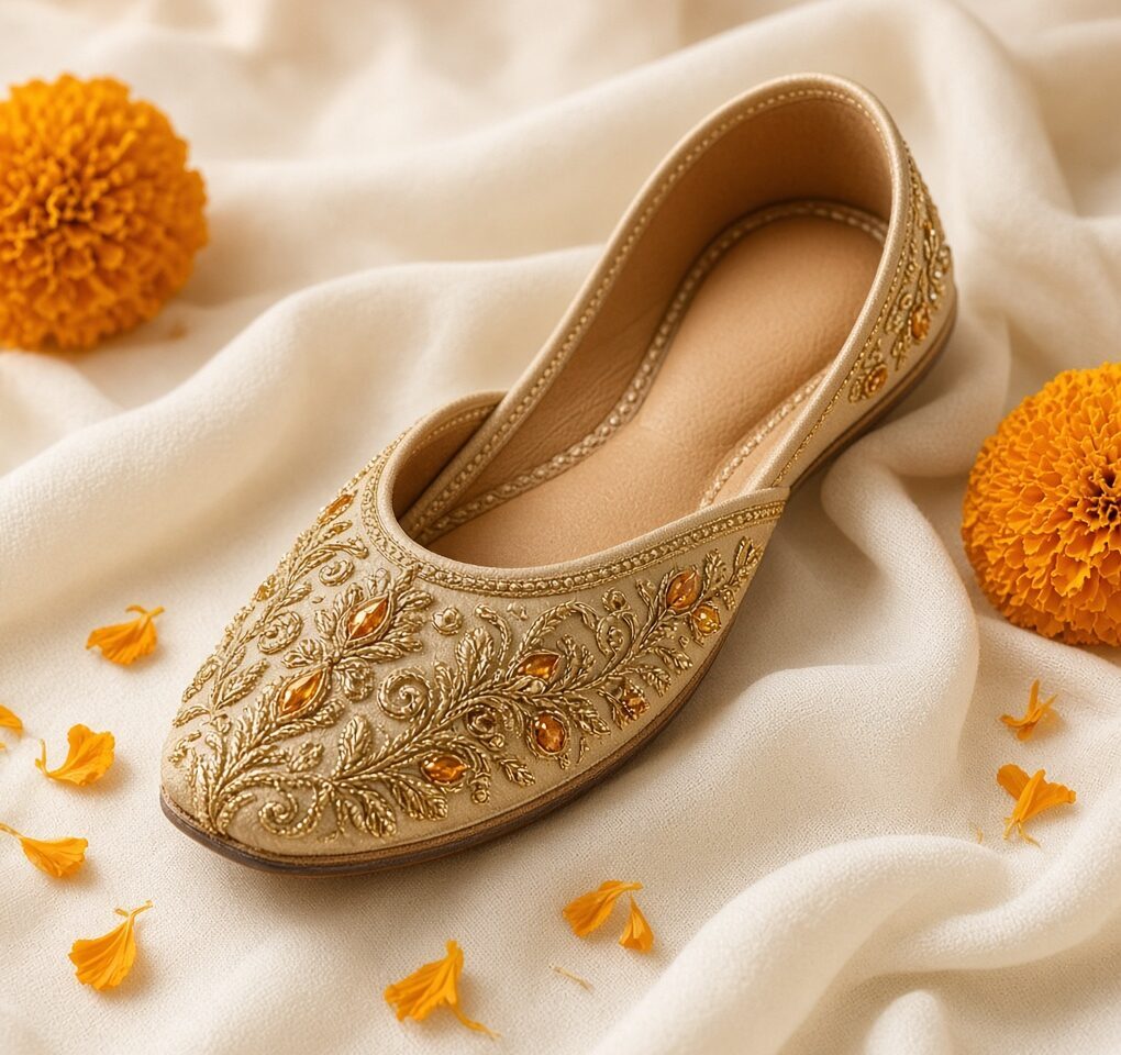 Marigold Wedding Jutti