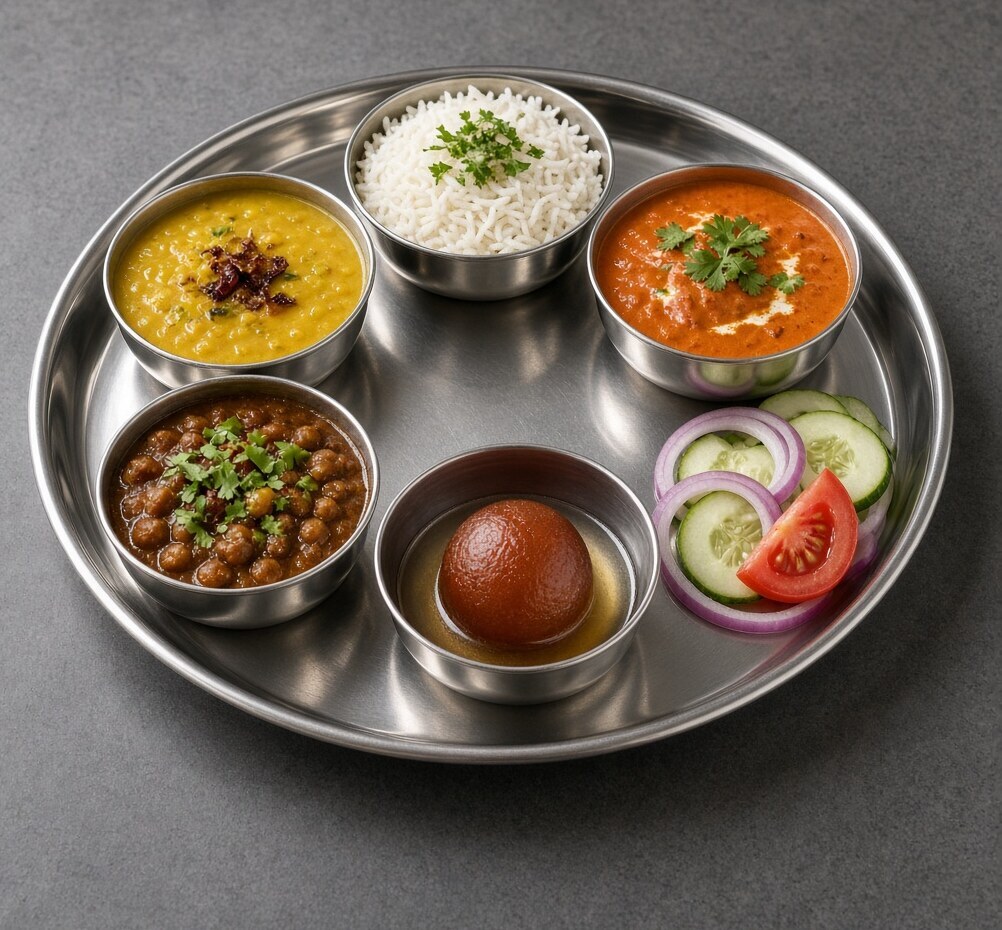 Family Thali Plate Set