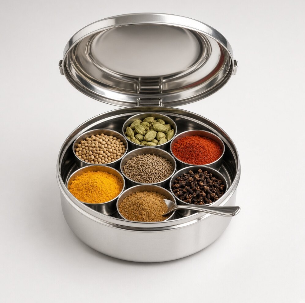 Round Masala Box Large