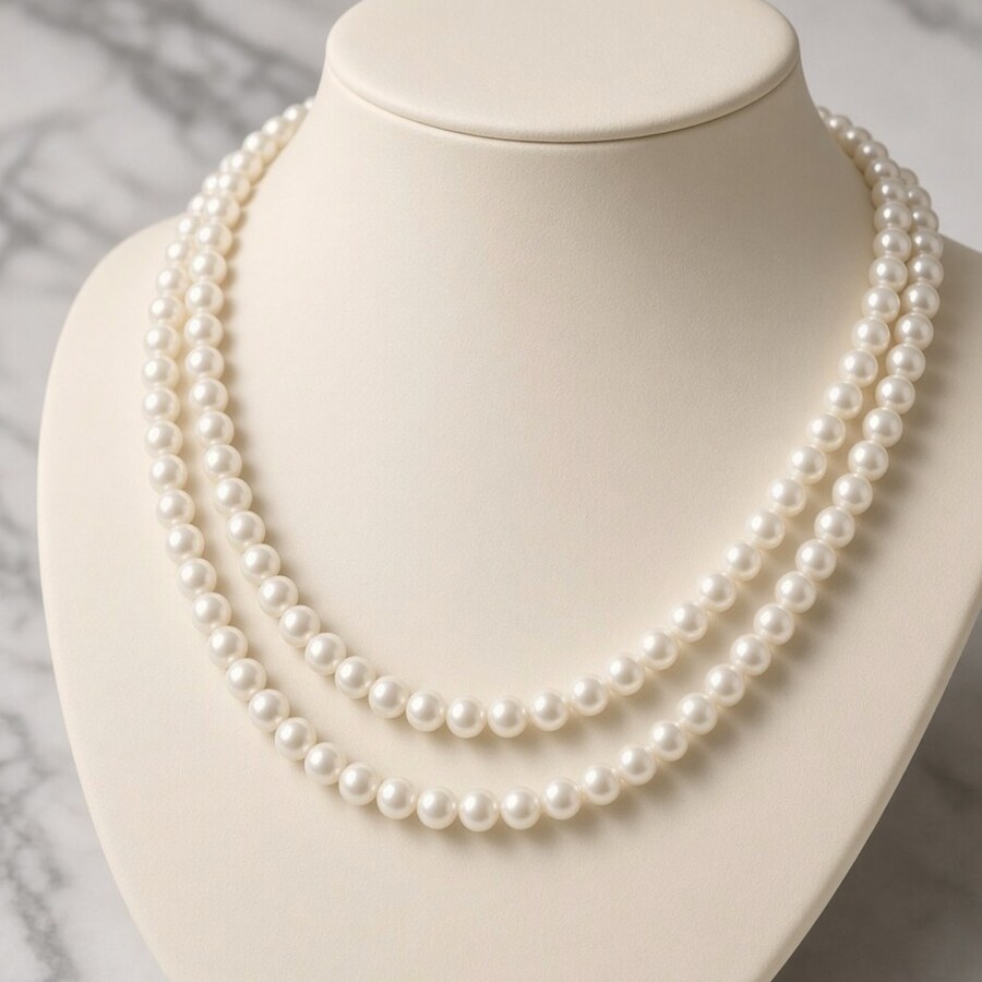 Cream Pearl Dual Rope