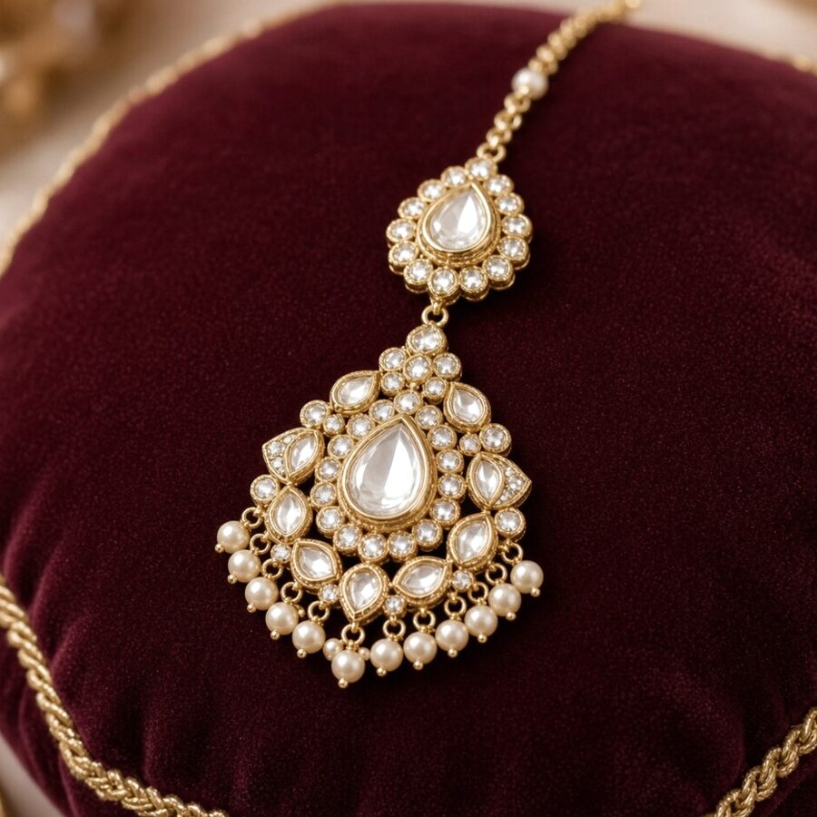 Maang Tikka Emerald