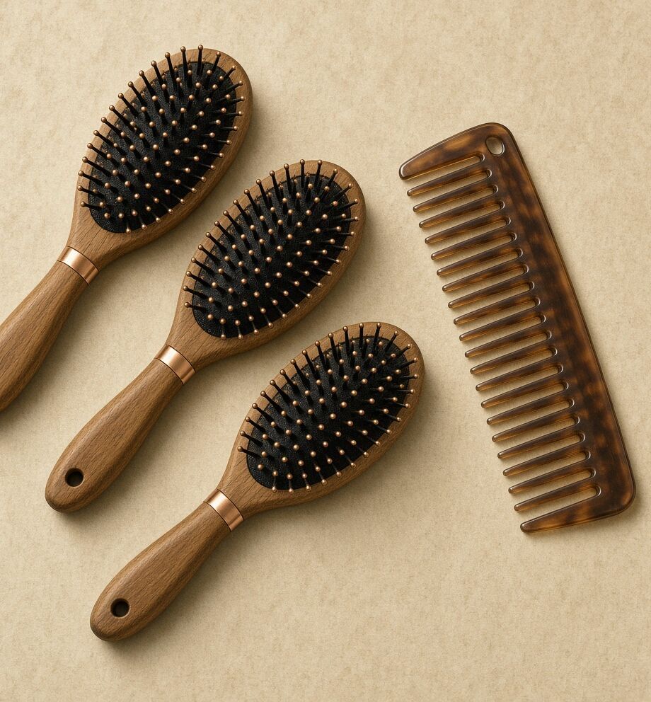 Copper Accent Brush Set