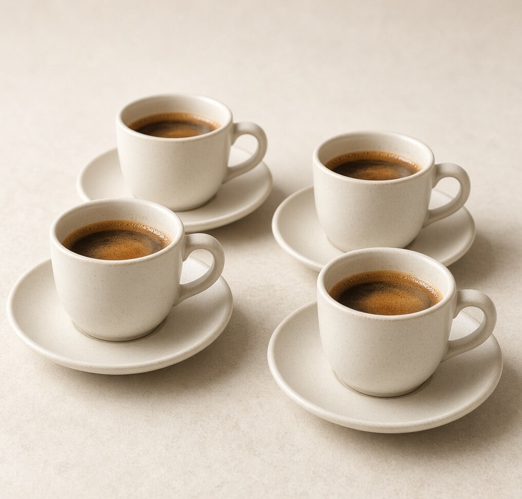 Latte Cup Wide Pair