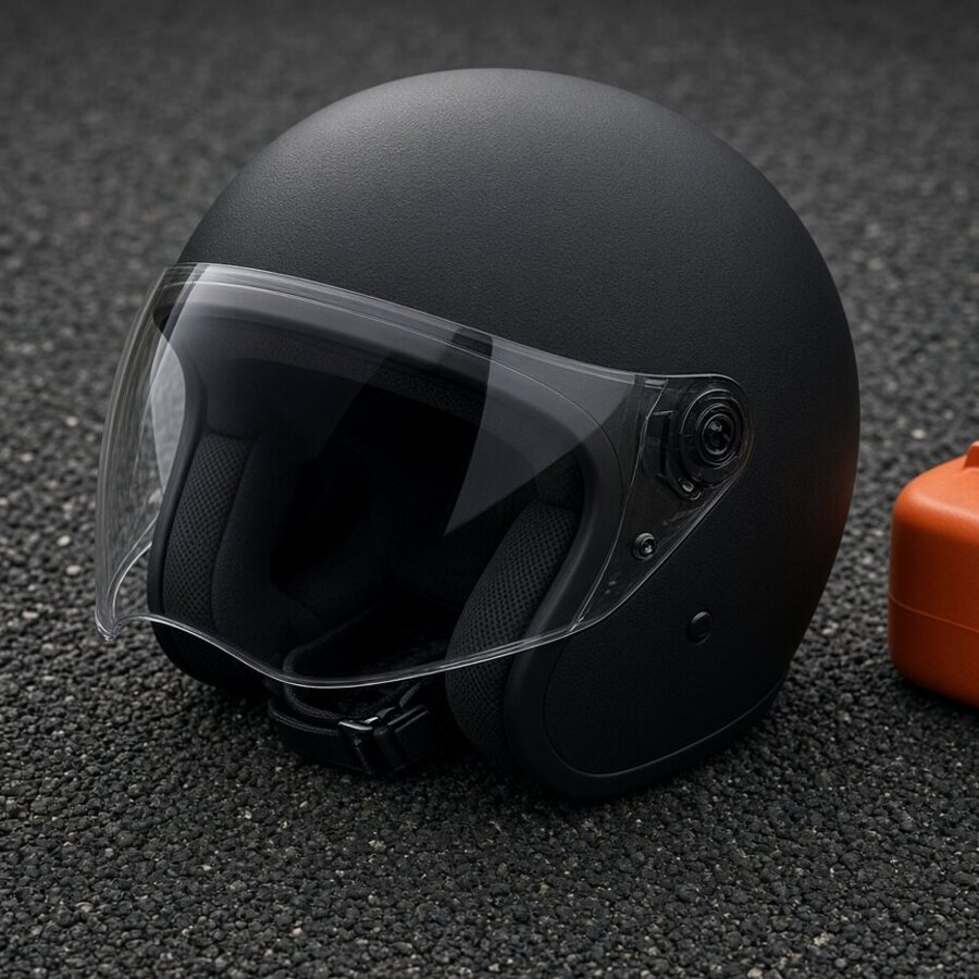Matte Black Open Face