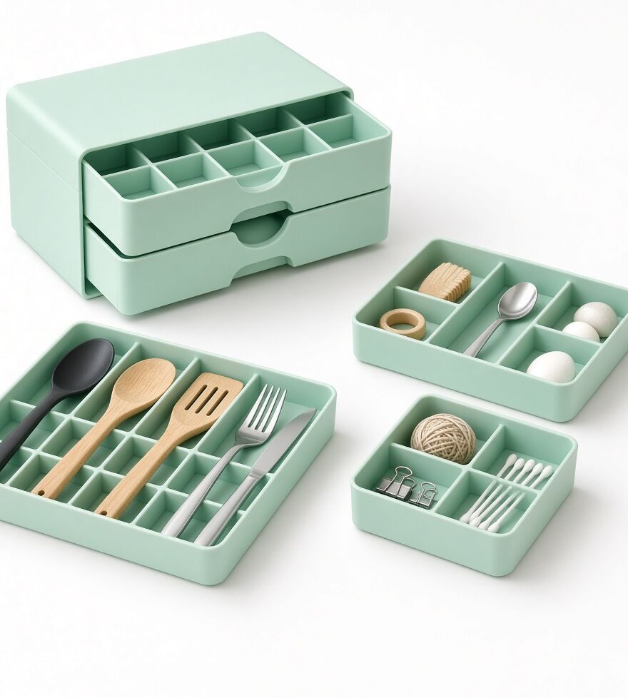 Mint Drawer Grid 8pc