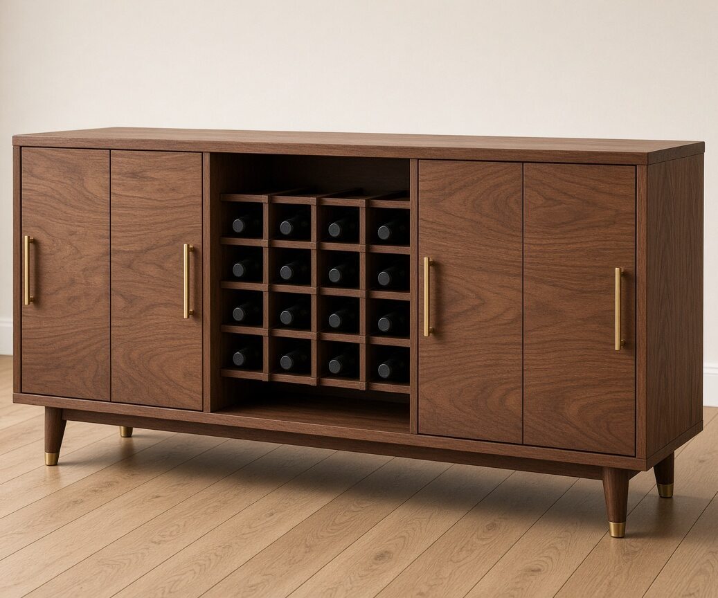 Bar Cabinet Walnut