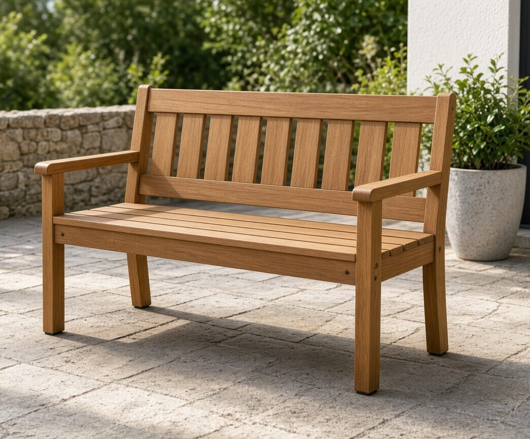 Folding Garden Stool Pair